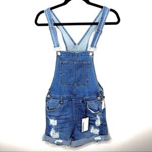 NWT RUE21 Shortall Overall Shorts